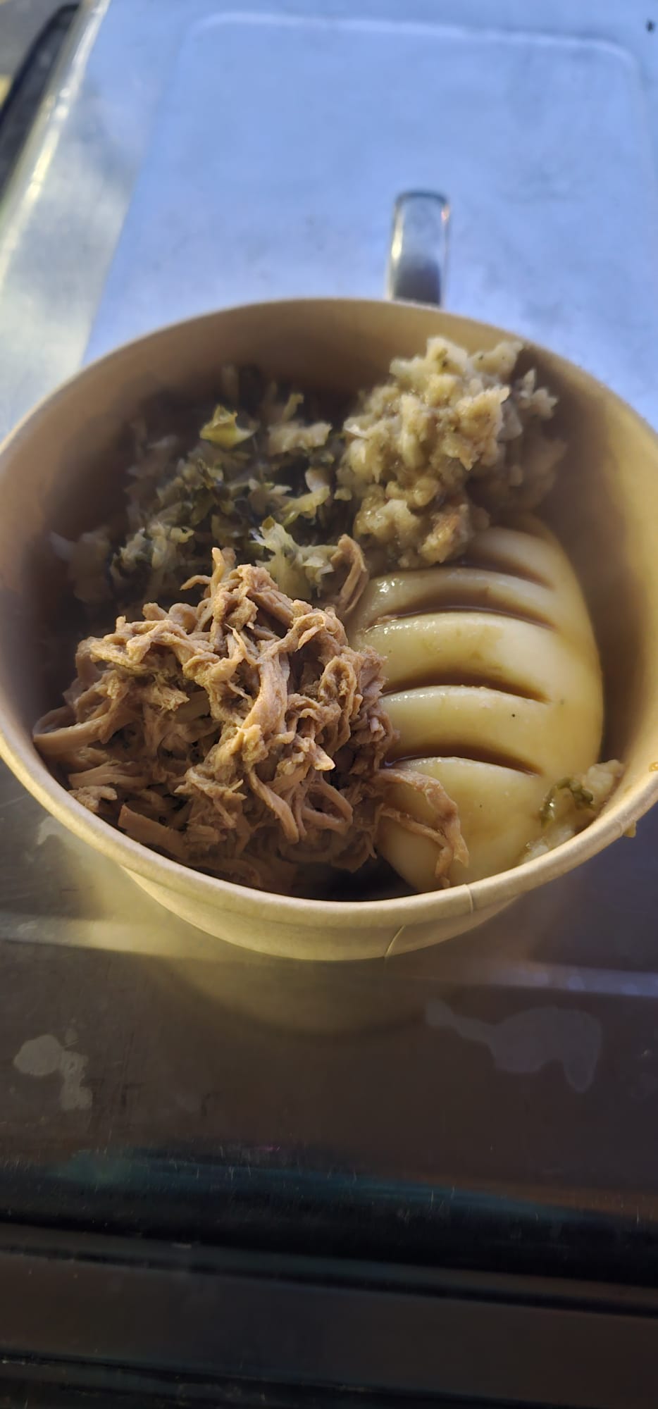Pulled pork and sides