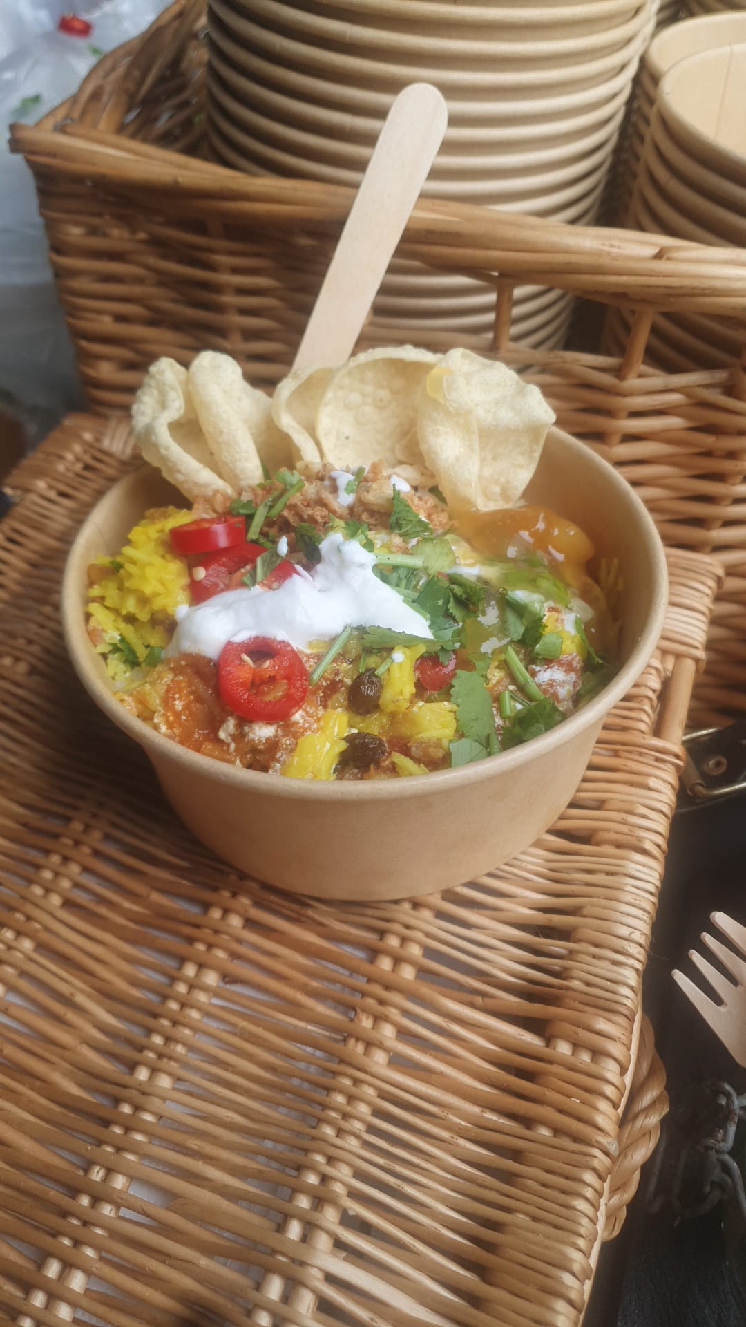 Colourful food bowl