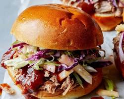 Slow-Smoked Pulled Pork & Slaw Baps