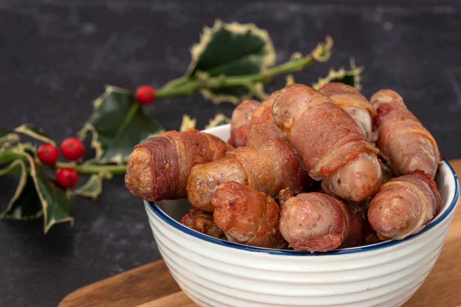 Festive pigs in blankets